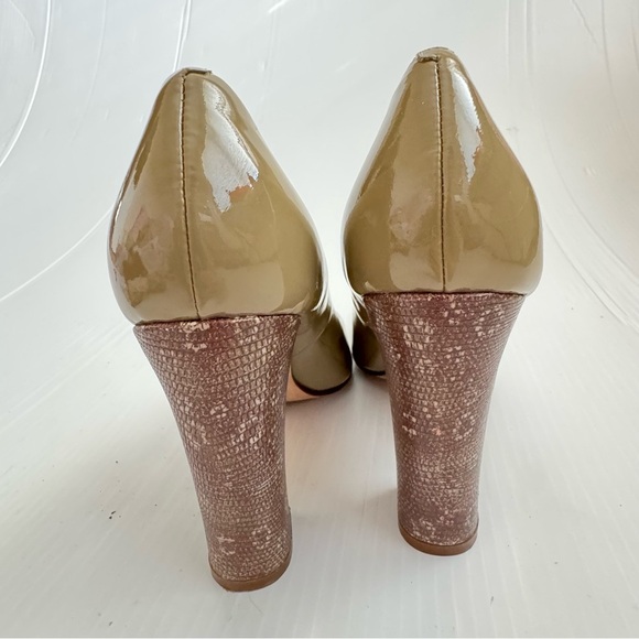 Cole Haan Chelsea pumps Women's nikeair grey/Olive Patent Heels - Picture 4 of 12